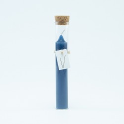 Dinner kaarsje marineblauw