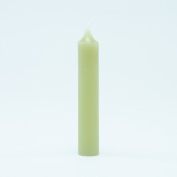 Bougie de dîner vert soie
