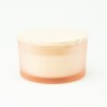 bougie parfumée de luxe avec couvercle en bois – blush effet grivé