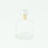 diffuseur de parfum 50ml avec bouchon en argent – transparent