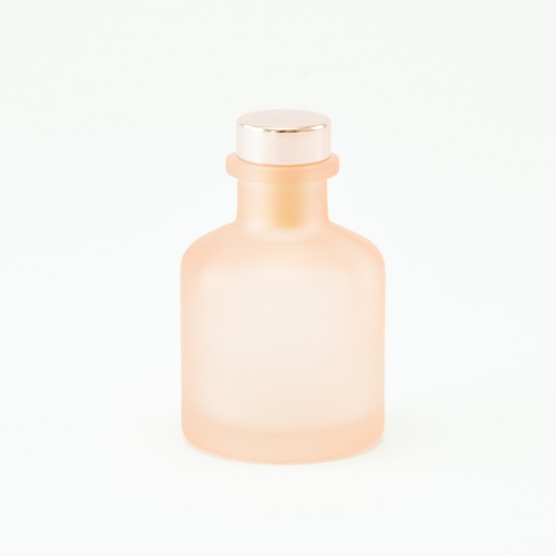 diffuseur de parfum 50ml avec bouchon en rose gold – blush effet givré