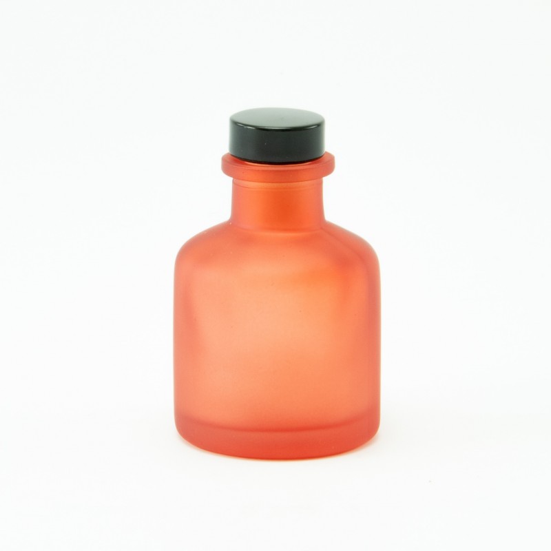 diffuseur de parfum 50ml avec bouchon en noir – terracotta effet givré