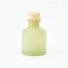 Geurflesje 50ml met houten schroefdop - frosted zijdegroen