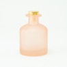 Geurfles 250ml met gouden schroefdop - frosted blush