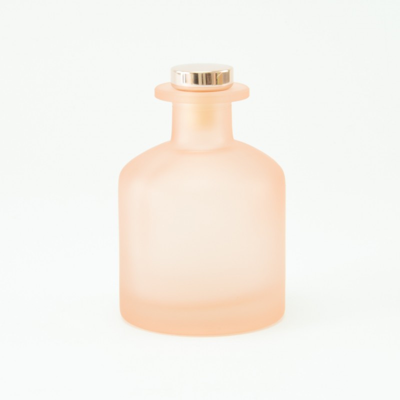 diffuseur de parfum 250ml avec bouchon en rose gold – blush effet givré