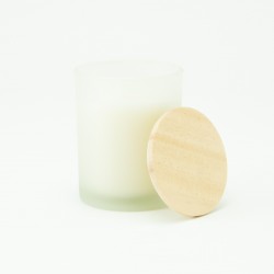 Geurkaars met houten deksel...