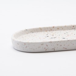 Terrazzo plateau ovale...