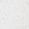 Terrazzo dienblad ovaal small - wit