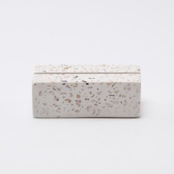 Terrazzo fotohouder - wit