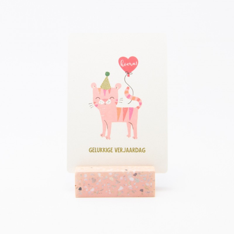 Terrazzo porte-photo - blush