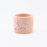 Terrazzo bloempotje - blush