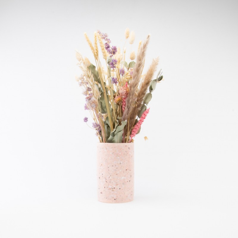 Terrazzo vaas - blush