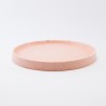 Terrazzo plateau rond - blush