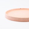 Terrazzo plateau rond - blush