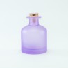 Geurfles 250ml met rose gold schroefdop - frosted lila