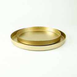 Set van 2 metalen...