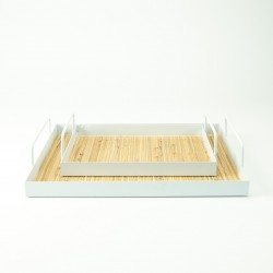 Set de 2 plateaux rectangle...