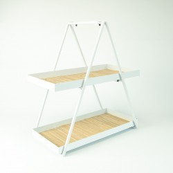 Etagère métal rectangle 2...