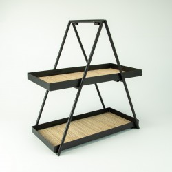 Etagère métal rectangle 2...