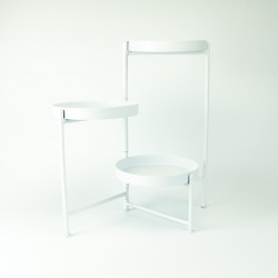 Etagère 3 niveaux - blanc