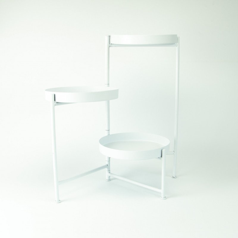 Etagère 3 niveaux - blanc