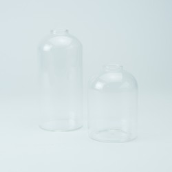 Set van 2 glazen vazen -...