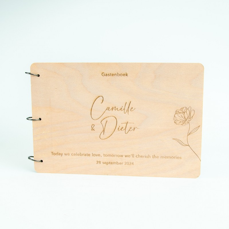Gastenboek hout
