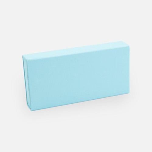 Hard kartonnen schuifdoosje blauw