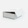 Hard vierkant doosje met magneet wit