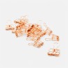 Metalen clips rose gold