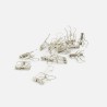 Metalen clips zilver