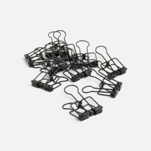 Metalen clips zwart