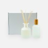 Luxegiftbox diffuser & roomspray gevuld - frosted wit
