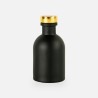 Luxe flesje zwart met gouden dop - 50 ml