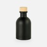 Petite bouteille de luxe noir bouchon en bois - 50 ml