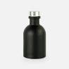 Luxe flesje zwart met zilveren dop - 50 ml