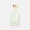 Petite bouteille de luxe transparant bouchon rose gold - 50 ml