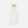 Luxe flesje wit met zilveren dop - 50 ml