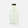 Bouteille de luxe transparant bouchon noir - 250 ml