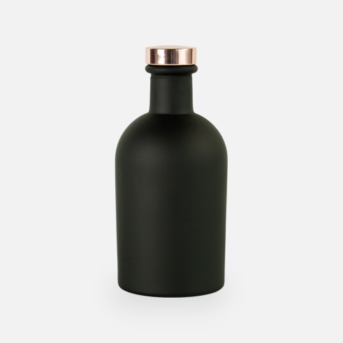 Luxe fles zwart met rose...