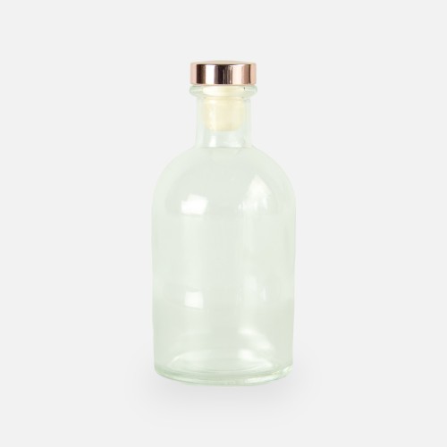 Luxe fles transparant met...