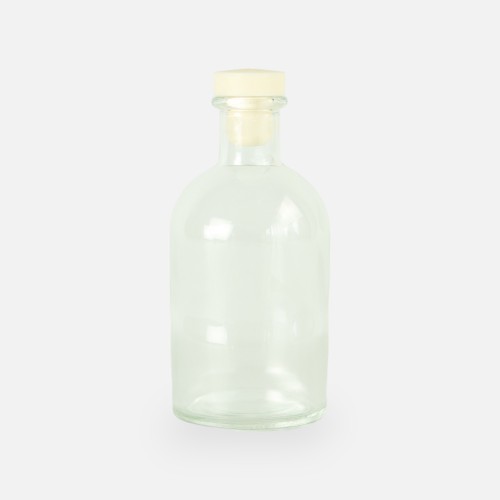 Luxe fles transparant met...