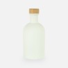 Luxe fles wit met houten dop - 250 ml