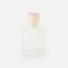 diffuseur de parfum 50ml avec bouchon en rose gold – blanc effet givré
