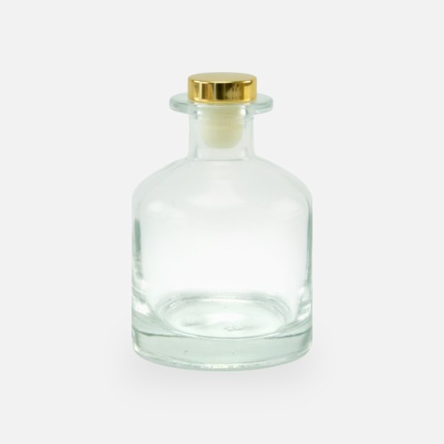 Geurfles 250ml met gouden...