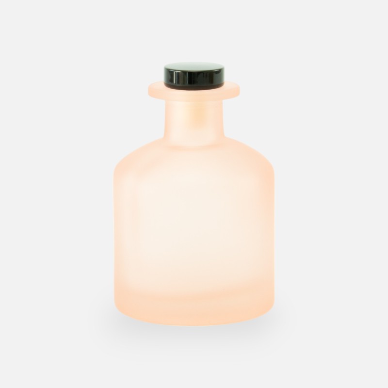 diffuseur de parfum 250ml avec bouchon en noir – blush effet givré