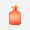diffuseur de parfum 250ml avec bouchon en or – terracotta effet givré