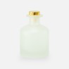 diffuseur de parfum 250ml avec bouchon en or – blanc effet givré