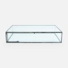 Giftbox rechthoek glas large zwart