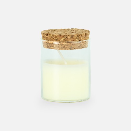 Cylinder potje met kaars en...